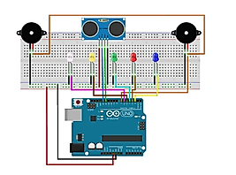 Hobi Elektroniği Arduino Otopark Sensörü Modeli
